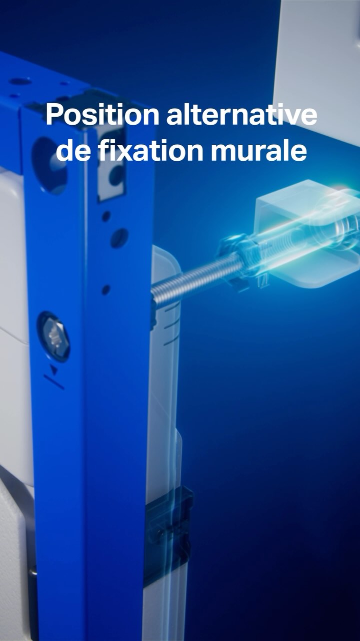 Contournez les obstacles, fixez en toute liberté ! 🔩 

Avec le nouveau bâti-support Geberit Duofix, l’installation s’adapte à toutes les configurations : un trou de fixation murale alternatif, un repère embouti dans les montants verticaux en acier à 1 mèt