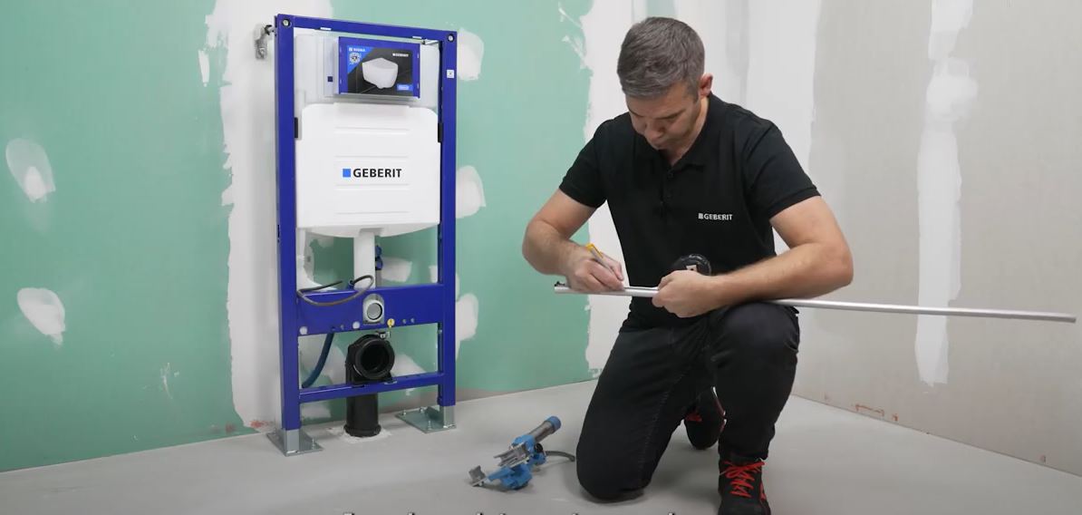 Raccordement FlowFit - Silent-PP, éléctricité sur bâti-support Duofix Sigma